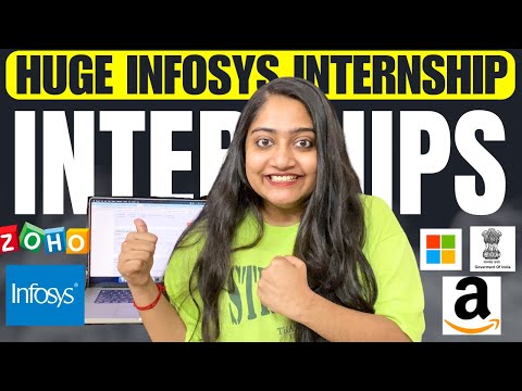 ZERO SKILLS🤯HUGE INTERNSHIP Launched by INFOSYS - Hurryup🔴WITH CERTIFICATE❤️