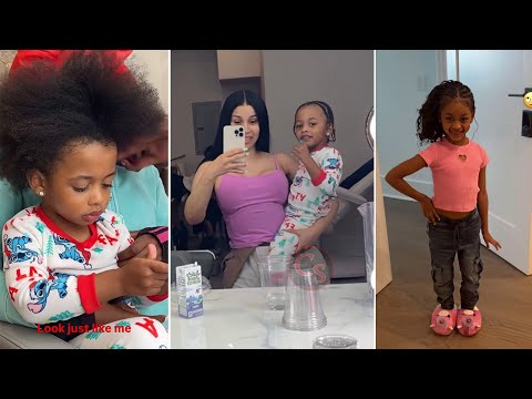 Cardi B Shared Adorable NEW Videos of Her Kids Kulture & Wave set