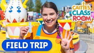 Let's Go To The Fair! | Caitie's Classroom Field Trip | Amusement Park Rides & Counting Fun for Kids