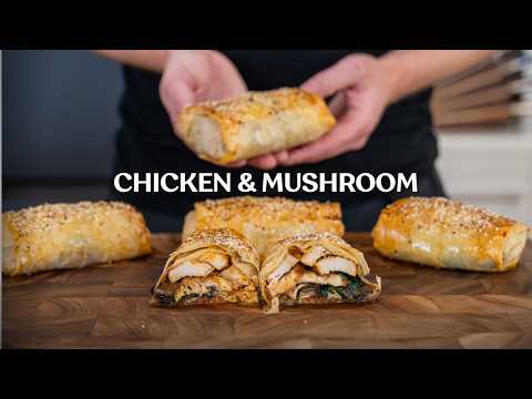 Flaky Chicken and Mushroom Filo Recipe