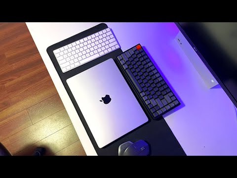 Macbook Pro 14" Typing Sounds ASMR (ft Keychron K2, Magic Keyboard, Ducky Miya Pro) No Mid-roll ads.