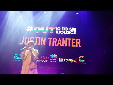 Justin Tranter Sings For Charity Prt 1