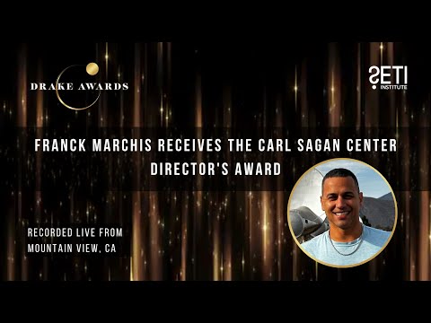 Franck Marchis Receives the 2024 Carl Sagan Center Director's Award