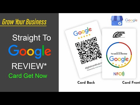 How to make a Google Review Tap Card ||Free Google Review Card🪪 NFC Card kaise order Kare ? #2024 4