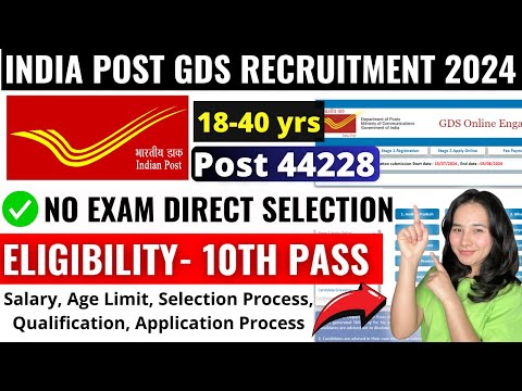 India Post GDS New Vacancy 2024 | India Post GDS Recruitment 2024 | Gramin Dak Sevak by Jobwithmayra