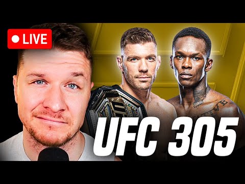 Israel Adesanya vs Dricus Du Plessis UFC 305 LIVESTREAM Watch Party!!