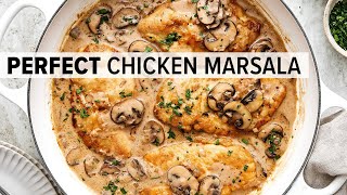 CHICKEN MARSALA | The Perfect Easy Weeknight Dinner Recipe!