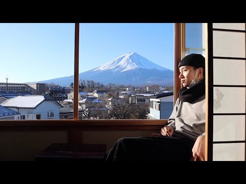 Solo Travel | Mt.Fuji🗻一个人去河口湖看富士山和日出 |ドローンで富士山を見ましょう！Kawaguchiko, Japan