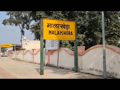 Malakhera railway station Rajasthan, Indian Railways Video in 4k ultra HD