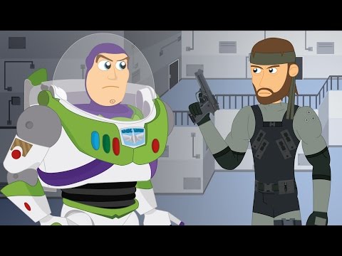 Buzz Lightyear vs Solid Snake