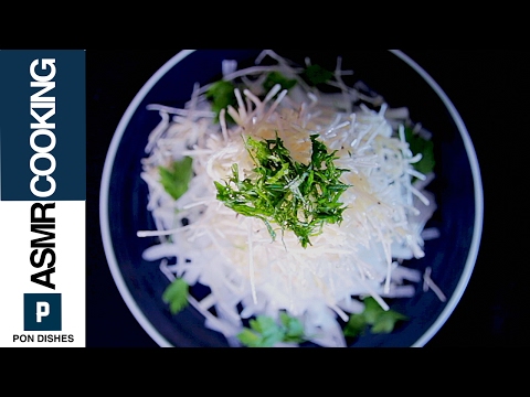 japanese radish salad recipe【ASMR】sounds