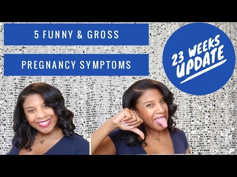 5 Funny & Gross Pregnancy Symptoms | 23 Weeks Pregnant Update | FTM Pregnancy Vlog