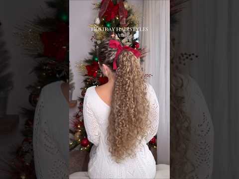 Holiday hairstyles 1-10 #hairstyles #holidayhairstyle #curlyhairstyles