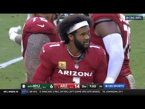 Quincy Williams HUGE HIT on Kyler Murray (HELMET OFF!) | 2024 Jets vs Cardinals