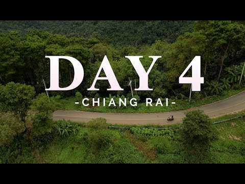 MOTORBIKE TRIP TO NORTH THAILAND | DAY 4 | CHINAG MAI TO CHIANG RAI  | 4k