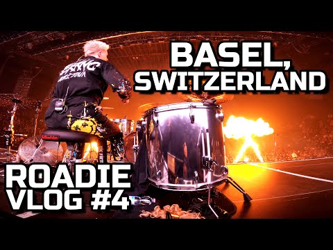 [ROADIE VLOG #4] Show Day In Basel, Switzerland (Electric Callboy Tour)