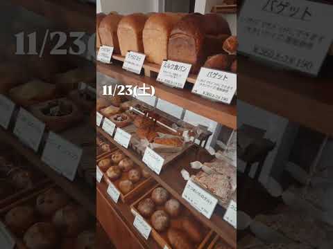 【本日のラインナップ】11/23(土)#弘前市 #弘前 #パン#パン屋#ベーカリー#青森県#青森