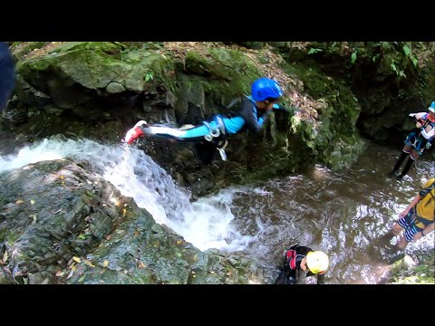 丹沢　親子で沢登り　セブンヒルズアドベンチャー