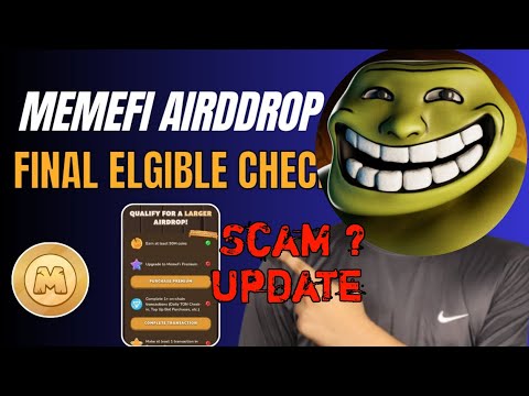 Memefi Airdrop Criteria 🤯 | Memefi Sui Ton wallet new update | Memefi campaign complete eligible 202