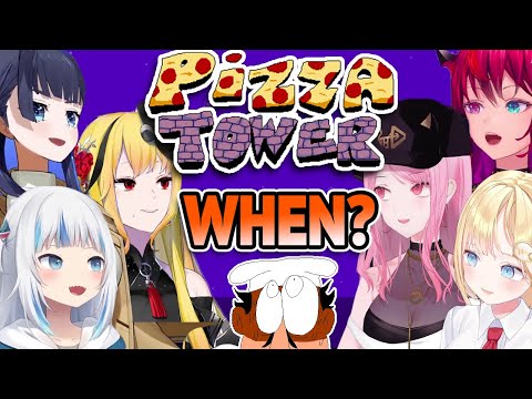 Gura, Calli & more are STILL waiting to play Pizza Tower