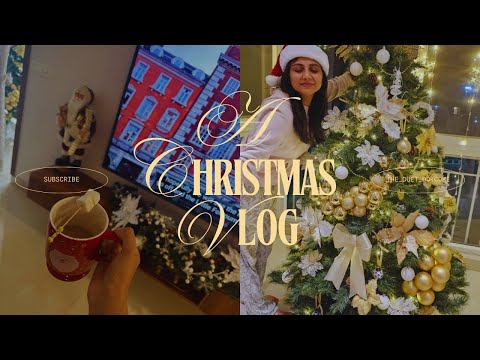 Vlogmas 2024: Cozy Christmas Vlog 🎅🏻 | DIY Christmas Decorations & Lights Setup