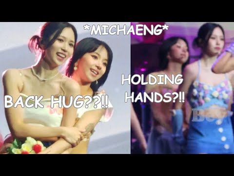 Michaeng sweet moments *Chaeyoung can’t stop hugging her Minari*