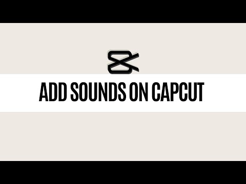 How to add audio [sound] on your video [capcut tutorial] 2024