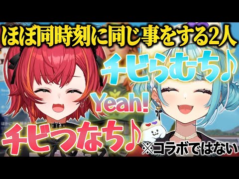 【デカらむち】コラボしてないのにほぼ同時刻に同じ事をする猫汰つなと白波らむね【ぶいすぽ 猫汰つな 白波らむね/VALORANT】