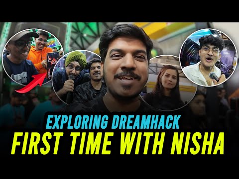 Exploring DreamHack First Time with NISHA | DreamHack Hyderabad 2024 VLOG