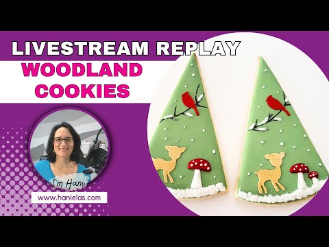 Woodland Holiday Cookies - Live Cookie Decorating |Episode 241|