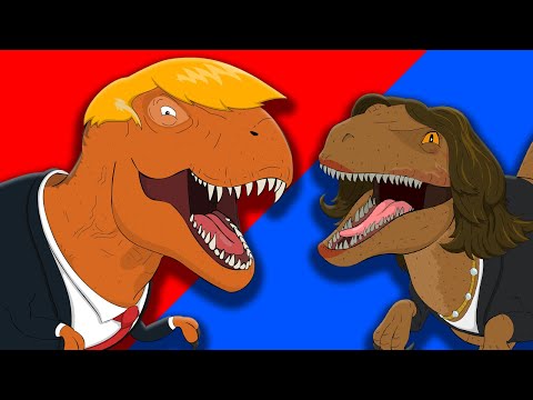 ♪ TRUMP-REX vs KAMALASAURUS - Animated Song