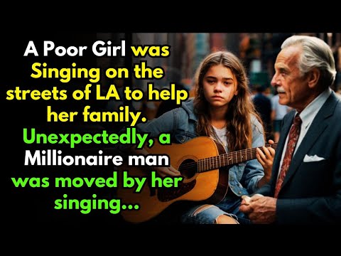 A Poor Girl was Singing on the streets of LA—Unexpectedly, a Millionaire man’s passing by and…