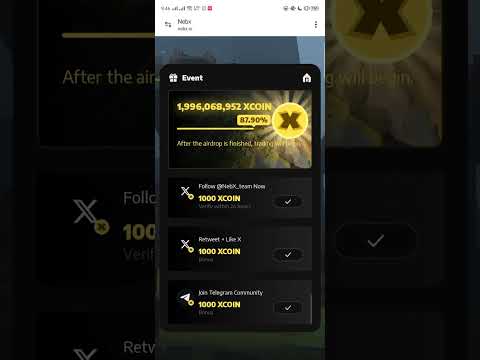 nebx new airdrop in market instant withdrawal in your exchange wallet for link comment #airdrop