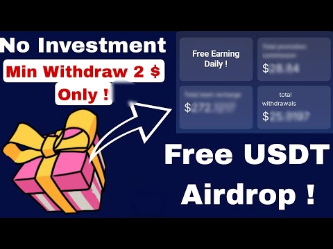 New Free USDT Airdrop ! Jaldi Jake Loot Lo ! No Investment ! Earn USDT Daily Minimum Withdraw 2 USDT