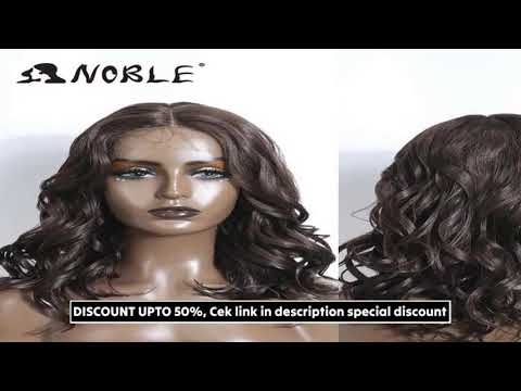 Noble Lace Front Wig 20 Inch Curly Wavy Wig Ombre Blonde Wig Synthetic Lace Wigs