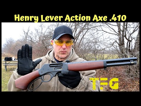 Henry Lever Action Axe .410 Range Review - TheFirearmGuy