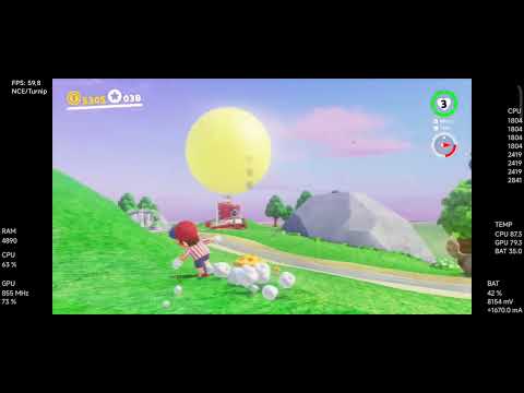 Mushroom Kingdom Part 2 Super Mario Odyssey Walkthrough Yuzu Xiaomi 11T Pro SD888 12Ram #24