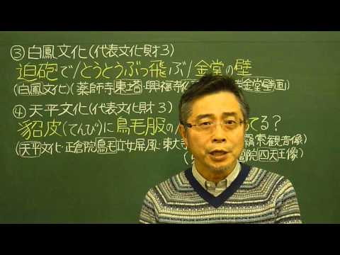 語呂合わせ日本史〈ゴロテマ〉6(古代5/白鳳天平文化)改