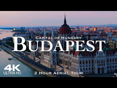 [4K] BUDAPEST 2024 🇭🇺 2 Hour Drone Aerial Relaxation Film | Hungary Magyarország