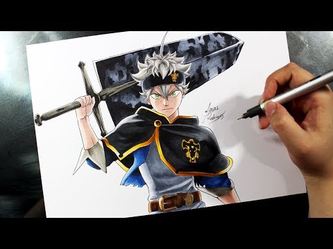 Speed Drawing - Asta [BLACK CLOVER]