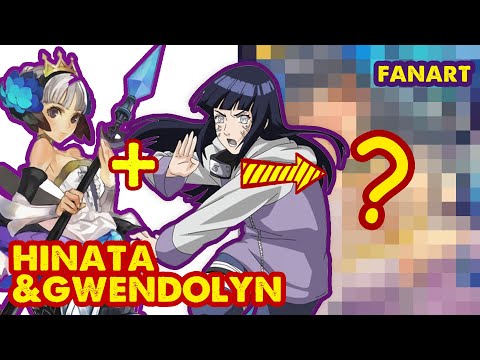 How To Draw Fusion Hinata Hyuga + Gwendolyn | Huta Chan