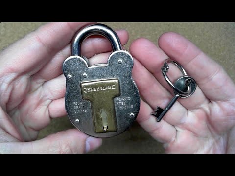 [132] Silverline Four Lever Padlock picked open