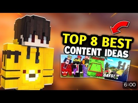 TOP 5+ CONTENT IDEAS FOR NEW MINECRAFT CREATORS | | MINECRAFT | |