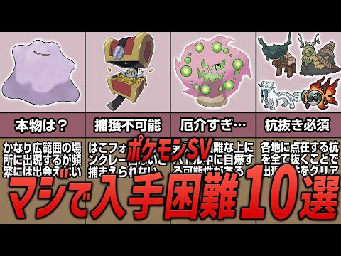 【ポケモンSV】知らないと入手困難な激レアポケモン10選