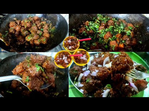 ఇ వీడియో చూస్తే Perfect Street Side మంచూరియన్ మీకు ఒచ్చినట్లే|Veg Manchurian|Cabbage Manchurian