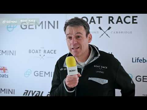 Interview with John Garrett who will Umpire the Women's Boat Race