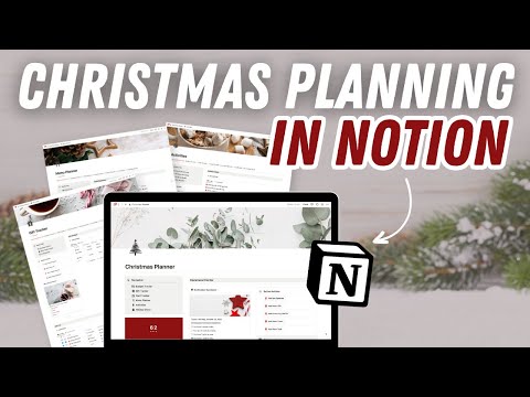 How I Stay Organized for Christmas in Notion | Ultimate Christmas Planner Template