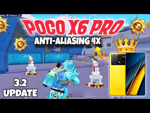 Poco x6 pro🔥 90fps + anti-aliasing 4x rush gameplay🔥