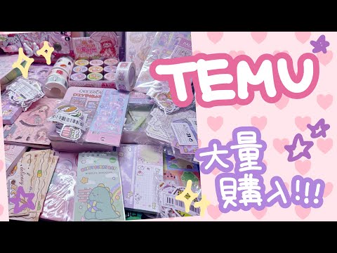 TEMU利用してみた！【購入品紹介】シールいっぱいᐠ( ᐛ )ᐟ✧︎*。