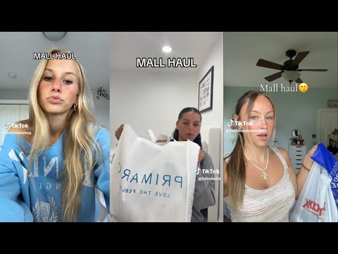 Mall haul - TikTok compilation 🛍️😋